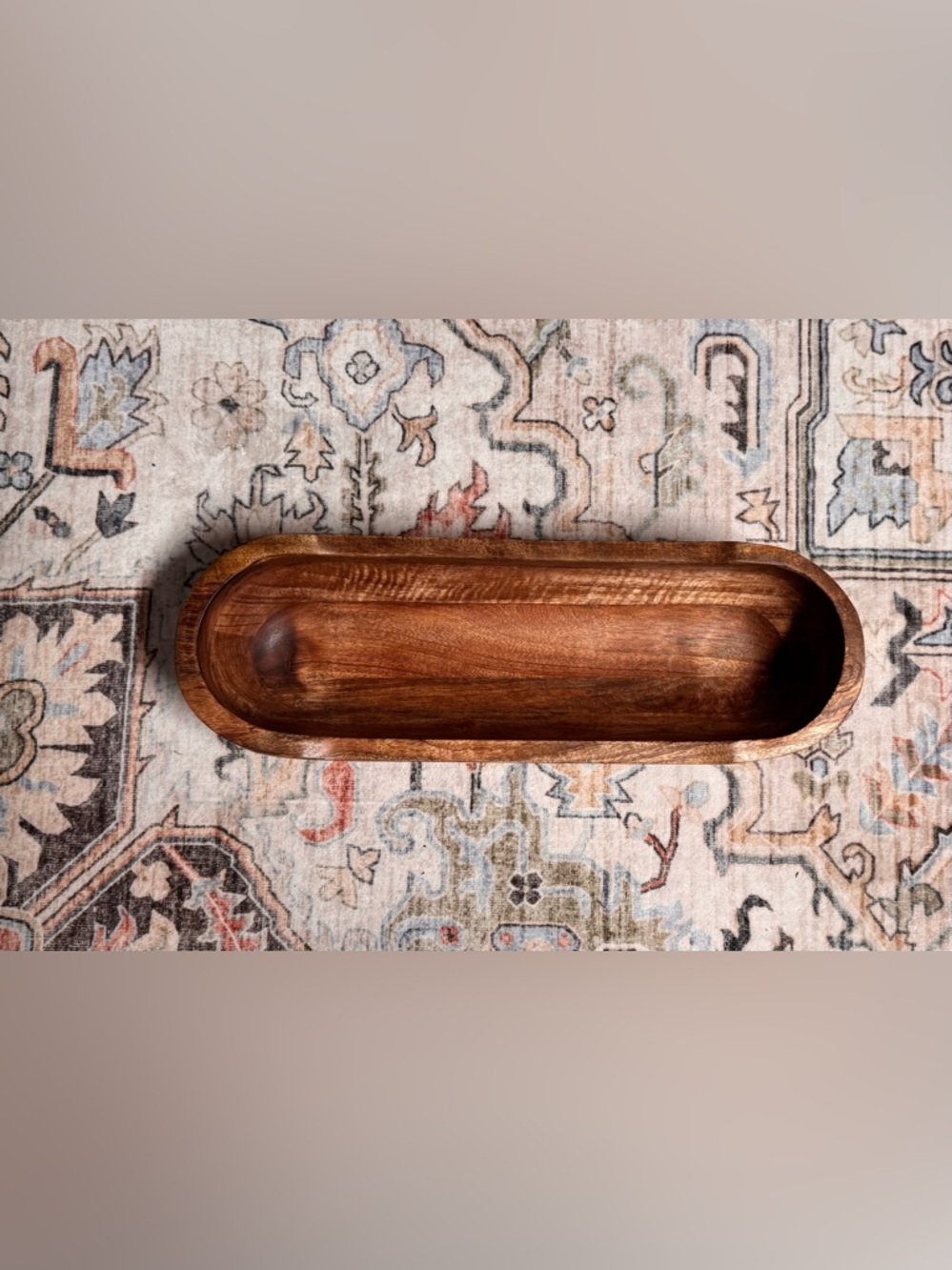 Threshold Mango Wood Serving Bowl